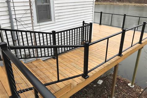 Cable Deck Railing Aluminum Handrail