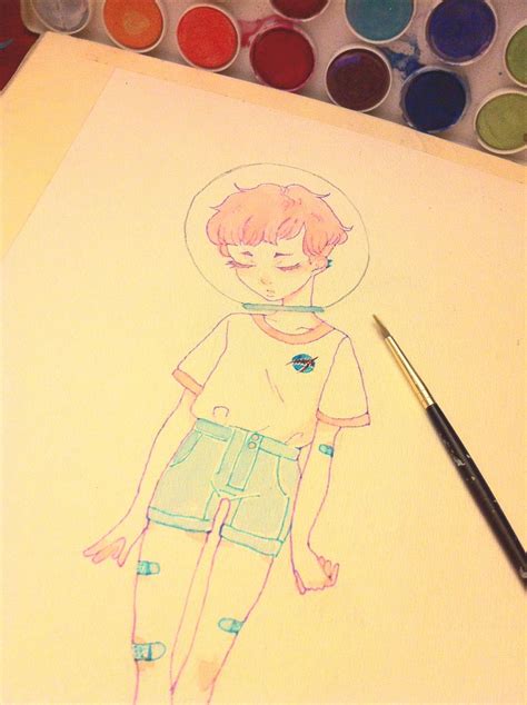 Space Boy Nasa ｡ Kawaii Art Art Reference Cute Art