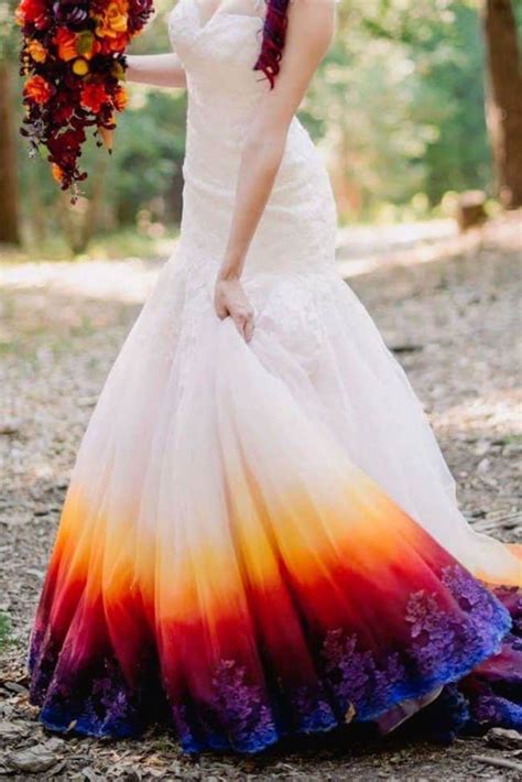 Dip Dye Dresses Are The Latest Wedding Trend For Brides Who Dont Want