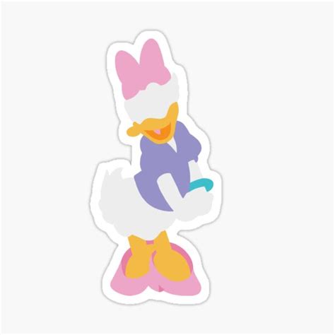 Daisy Duck Sticker For Sale By Haley927 Redbubble