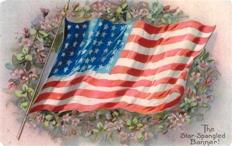 Free Patriotic Vintage American Flag Clip Art Vintage Holiday Crafts