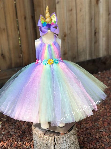 Pastel Rainbow Tutu Dress Rainbow Tutu Pastel Rainbow Tutu Birthday