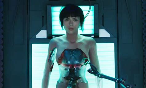 video scarlett johansson s first ‘ghost in the shell trailer debuts ghost in the shell