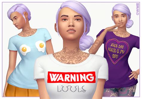 Sims 4 Graphic Tees Cc For Guys Girls Maxis Match All Sims Cc