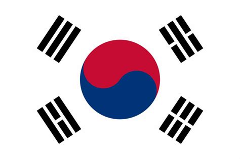 South Korea Flag Icon Country Flags