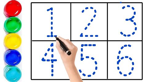 How To Write Numbers In English 123 Numbersnumbers Name With Color