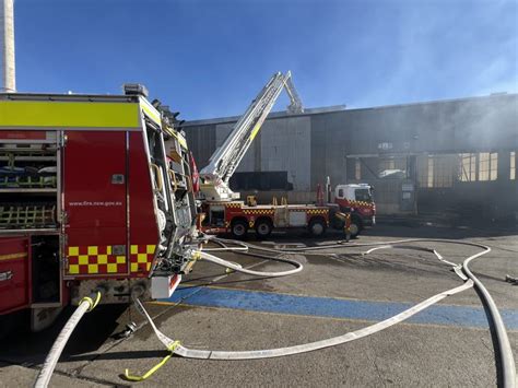 Vision Alert Intense Blaze At Industrial Galvanising Factory