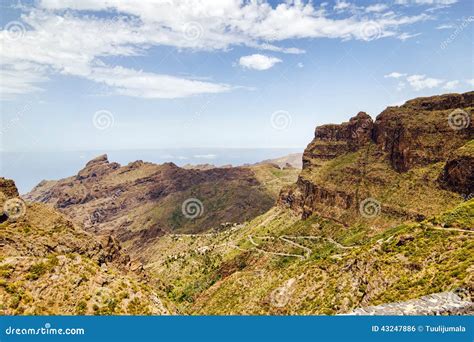 Tenerife Island Landscape Stock Photo Image Of Houses 43247886