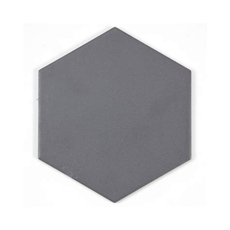Tiles Direct Full Body Hexagon Dark Grey Tile Floor Matt Flooring