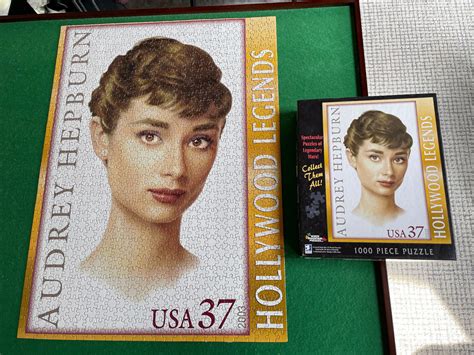 Audrey Hepburn 1000 Piece Jigsaw Puzzle Hollywood Legends Commemorative