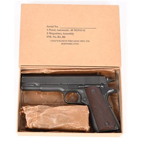 Ww2 Colt 1911 A1 45 Pistol Circa 1944