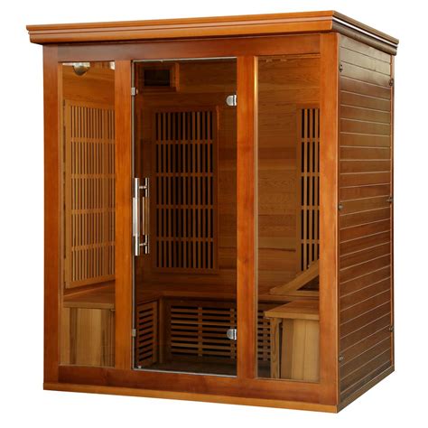 Radiant Sauna 3 To 4 Person Cedar Elite Premium Sauna Bsa1315 The