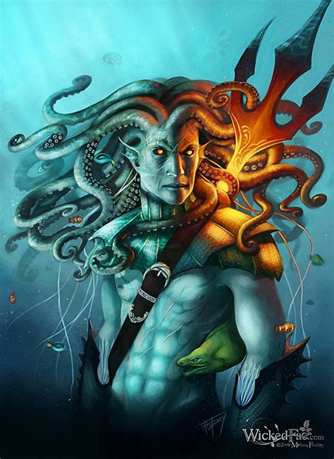Fantasy Art Neptune By Mercuralis At Epilogue Mythological