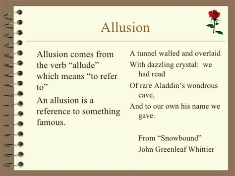 Allusion | Writing poetry, Allusion, Writing