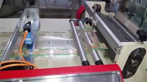 These sheets are then rolled onto two separate flat beds and sent to the printing machine. Bopp Bag making machine - YouTube