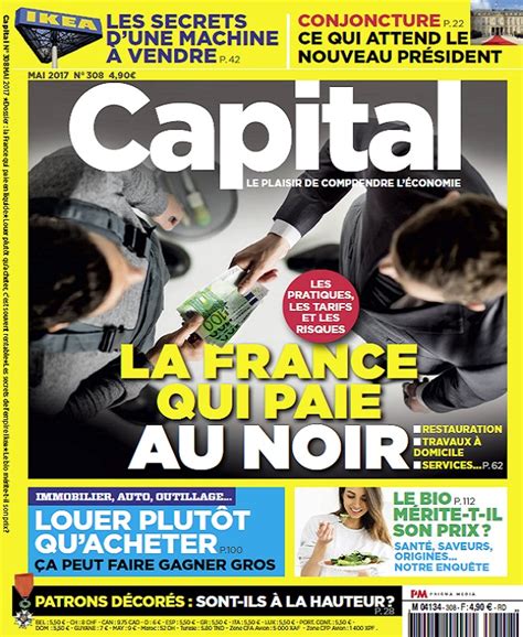 Paris Berlin La Survie De L'europe - Capital N°308 - Mai 2017 - Telecharger Des Magazines, Journaux et