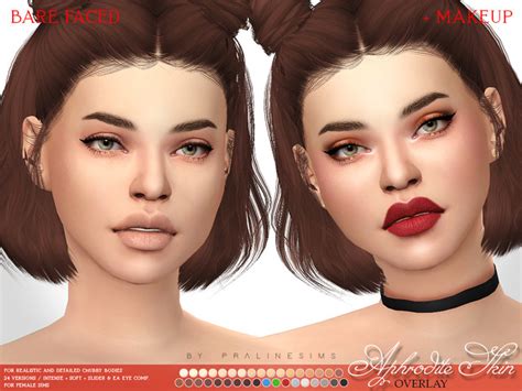 Cc Addict Guilty — Pralinesims Realistic And Soft Skin Overlay In