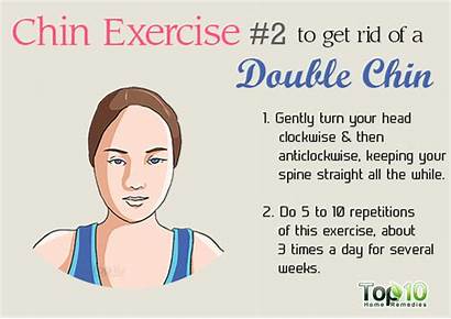 Chin Double Exercises Rid Fat Exercise Workout