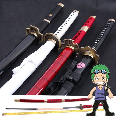Katana Sword Real Roronoa Zoro Wooden Sword Samurai Sword One Piece
