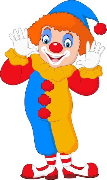 Premium Vector Cute Clown Cartoon