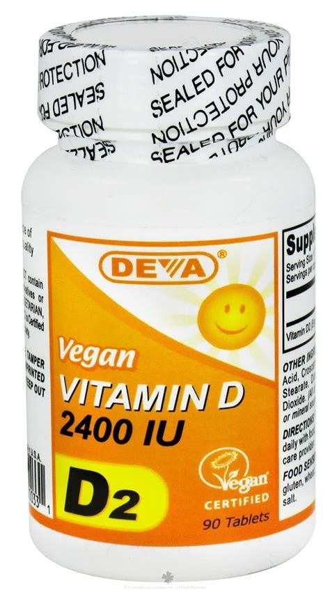 Use vitamin d2 (ergocalciferol (vitamin d2)) exactly as directed on the label, or as prescribed by your doctor. Deva Nutrition - Vegan D2 Vitamin D 2400 IU - 90 Tablets ...