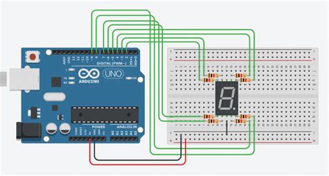 Interfacing 7 Segment Display With Arduino Circuit Geeks