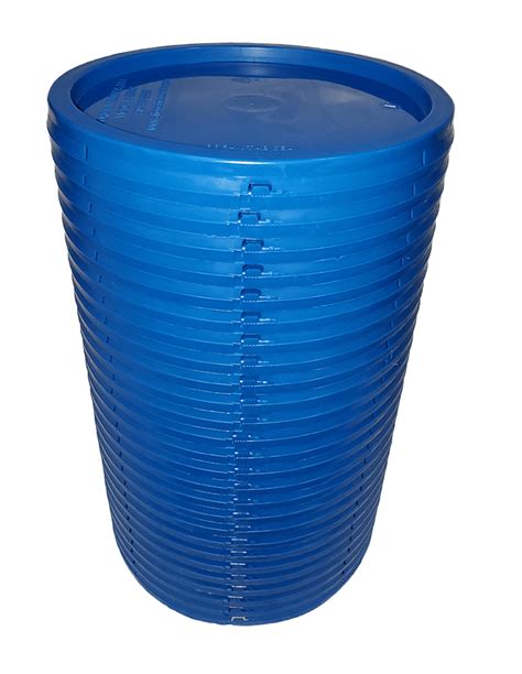 2 Gallon Round Plastic Lids W Tear Tab And Gasket 2 Gal Buckets 26 Pack
