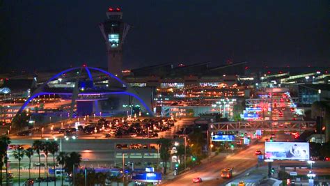 Los Angeles International Airport Stock Video Footage 4k
