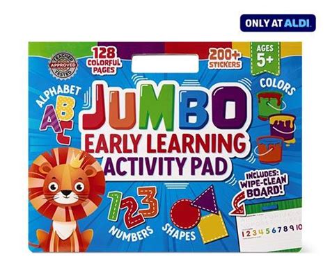 The Clever Factory Jumbo Ready To Learn Workpad Aldi — Usa Specials