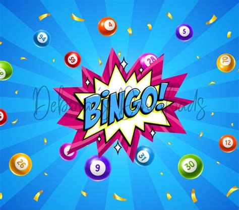 Bingo Blue And Pink Bingo Balls 20oz Skinny Tumbler Wrap Etsy