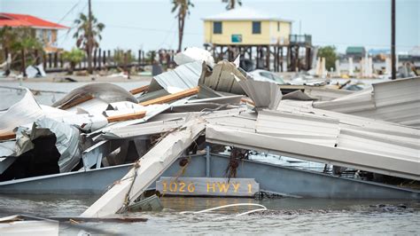 Inside The Destruction In Grand Isle Louisiana After Hurricane Ida