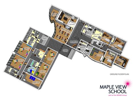 Floor Plans Of Maple View School Published The Senad Group