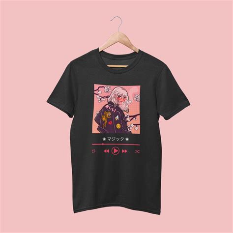 Anime Girl T Shirt Sad Girls Edgy Clothing Aesthetic Etsy