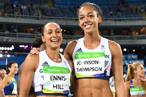 Jessica Ennis Hill And Katarina Johnson Thompson Compete In The