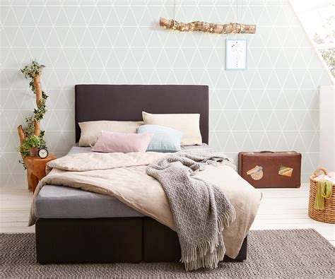 Snooze project matratze 140x200 kaufen 100 tage probeschlafen gratis versand & rückgabe 10 jahre garantie made in germany… Boxspringbett Elexa 140 x 200 cm Schwarz Topper und ...
