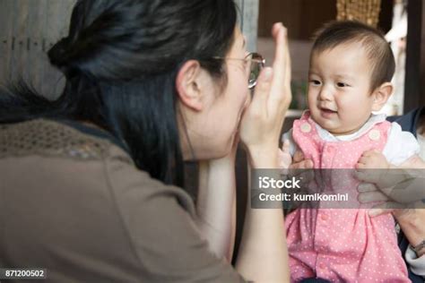 Young Japanese Mother And Baby Girl Stock Photo Download Image Now