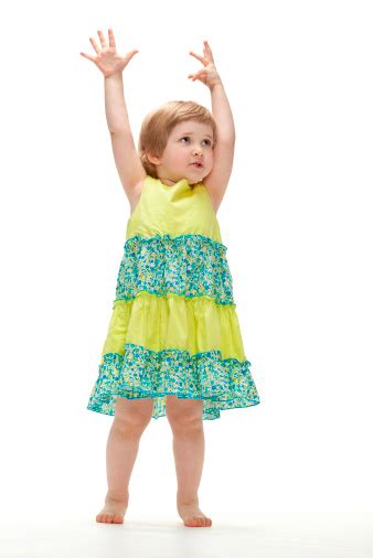 Playful Baby Girl Dancing Stock Photo Download Image Now 2 3 Years