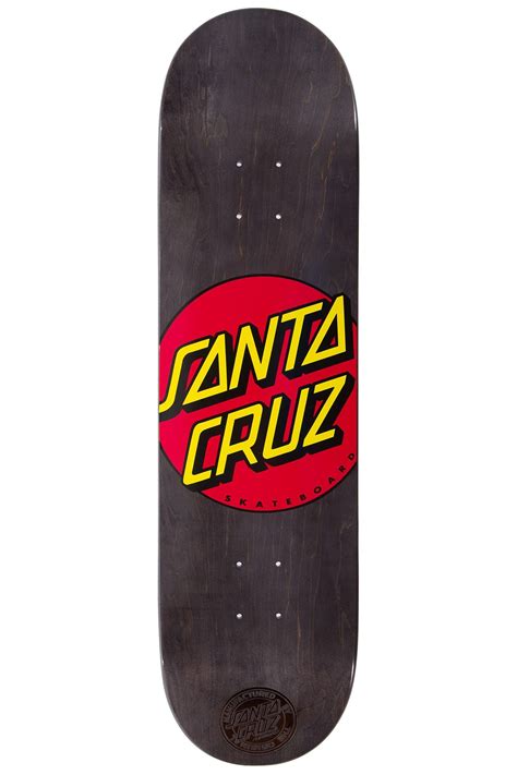 Santa Cruz Classic Dot Black 825 Deck Only Width 825 21cm Buy