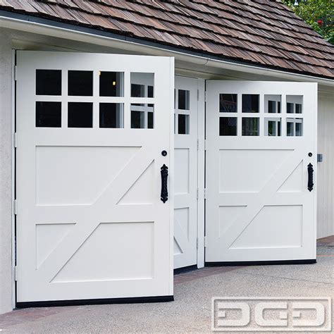 Authentic Quality, Real Swinging Carriage Doors for Garage ...