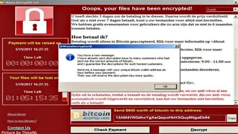 We are sending you to another page with a removal guide that gets regularly updated. WannaCry Ransomware Attackers are sending new message to ...