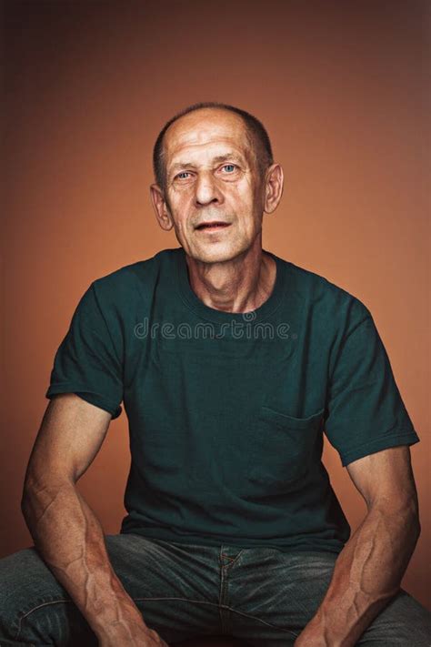 Handsome Mature Man Relaxedsmiling And Happy Stock Image Image Of Carefree Caucasian 29035919