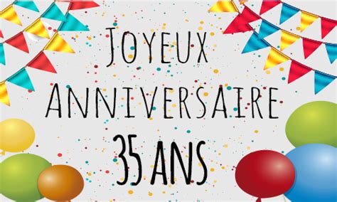 Carte Anniversaire 35 Ans