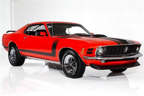 1970 Ford Mustang Calypso Coral Boss Stripes