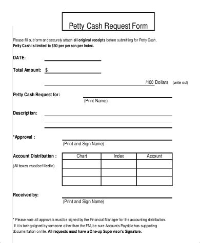 Petty Cash Envelope Template DocTemplates