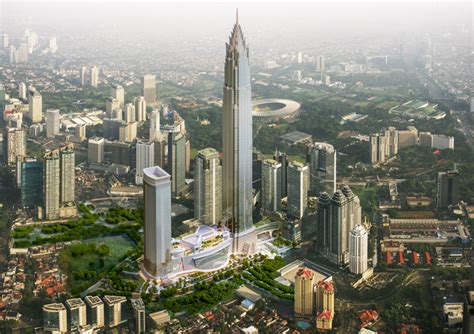Jakarta Signature Tower Jakarta 638m 2093ft 113 Fl Pro Page