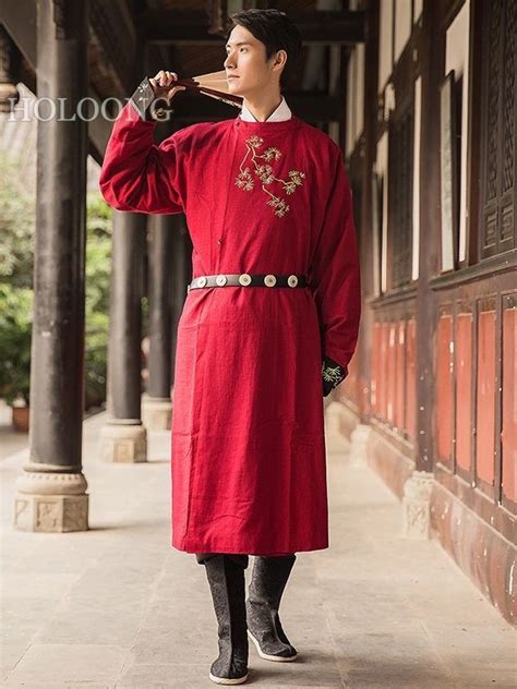 Tang Dynasty Men Asian Outfits China Fashion Traditional Dresses
