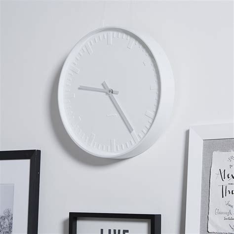 Matte Enamel Karlsson Clock From The White Company White Clocks
