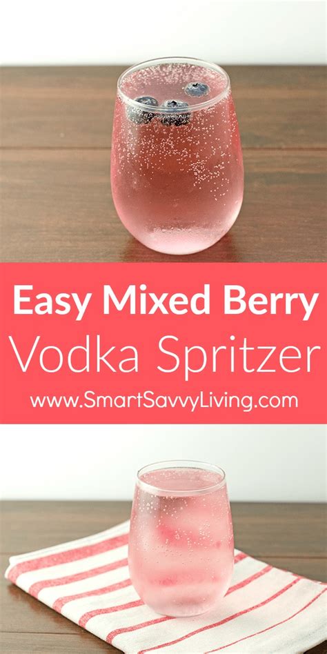 Bartenders often overlook vodka as a serious cocktail ingredient due to it's relatively neutral flavour profile but this very flavour profile allows flexibility when mixing. Easy Mixed Berry Vodka Spritzer Recipe