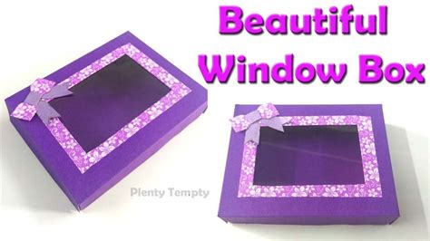 How To Make Window T Boxdiy T Boxhow To Make Paper T Box