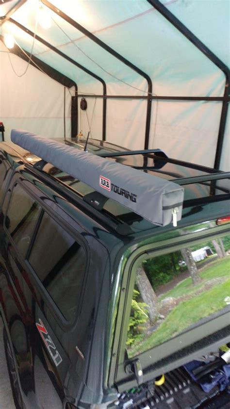 Rhino Rack Aero Bar Roof Rack For Camper Shells Track Mount Black